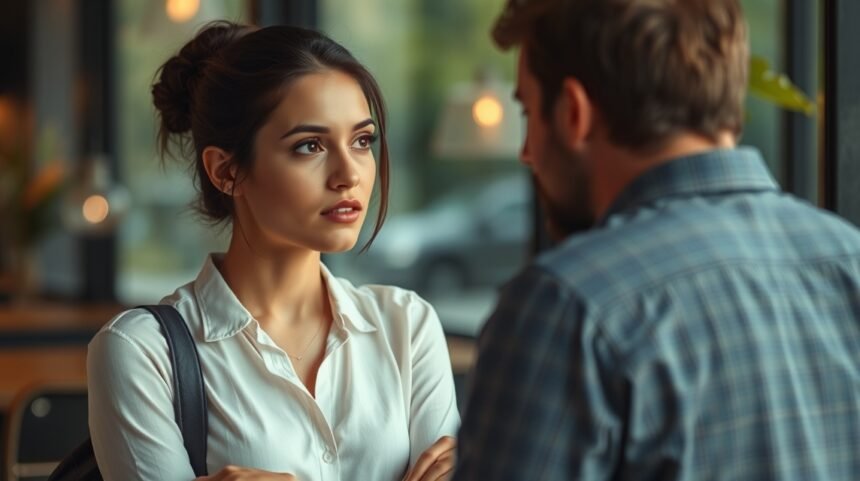 Női jelek a kapcsolatban: a nő arckifejezése sokat elárul.