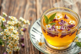 Bodzatea virágokkal a megfázás megelőzésére