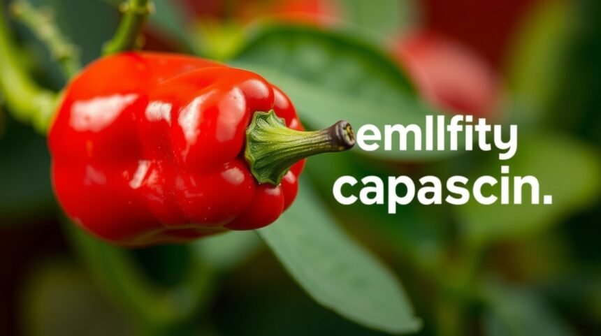 A chilipaprika kapszaicinje hogyan támogatja az anyagcserét? 1 Friss chilipaprika, a kapszaicin forrása, amely segíti az anyagcserét.