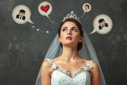 Egy nő házasság előtti gondolatai és kételyei.