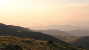 womensway 128 Békés hegyvidéki táj naplementében