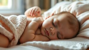 womensway 134 Baba alvási rutin kialakítása: békésen alvó csecsemő