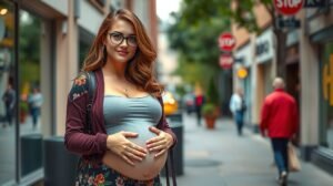 womensway 143 Kismama divat, kényelmes ruhák a várandósság alatt, stílusos választás.