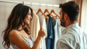 Pár, aki felkészül az első randevúra válás után