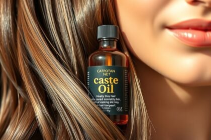 Ricinusolaj hajápoláshoz és bőrápoláshoz.