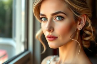 Hibátlan smink, amely estig tartó szépséget biztosít.