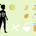 Egészséges étkezési szokások és természetes energiaforrások illusztrációja.