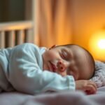 Kisgyermek alszik békésen az ágyában