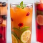 Színes és frissítő kombucha italok, gazdag gyümölcsökkel és gyógynövényekkel.