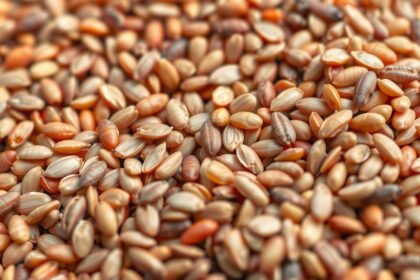 Lenmag magvak, amelyek támogatják az emésztést.