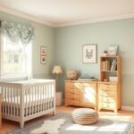 Kényelmes és praktikus babaszoba ergonomikus bútorokkal