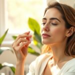 Nő arcpakolást használ, száraz bőr hidratálása