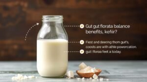 Kefír probiotikus előnyei a bélflóra egyensúlyának megőrzésében