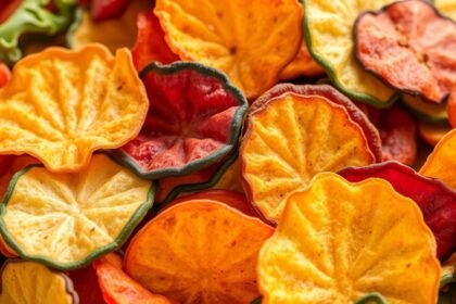 Színes zöldségchipsek, egészséges ropogtatnivalók alternatívái