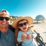 Baba nyaralás apával: boldog pillanatok napsütésben