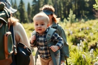 Baba túrázási élmény szülői kísérettel a természetben