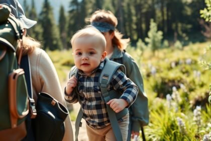 Baba túrázási élmény szülői kísérettel a természetben