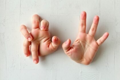 Baba kezek kézlenyomatának megörzése