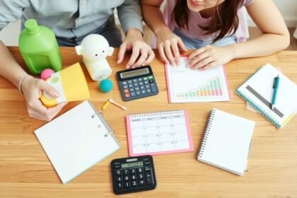 Kisbabás szülők pénzügyi tervezése: költségvetés és takarékos tippek.