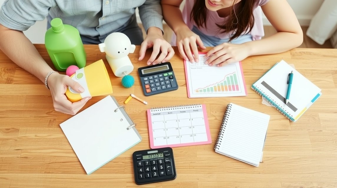 Kisbabás szülők pénzügyi tervezése: költségvetés és takarékos tippek.